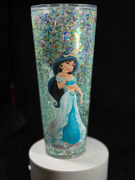 Princess Jas 24oz Snowglobe Tumbler